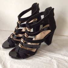 Unique High Block Heel women shoes size UK5 EU38 Excellent Condition