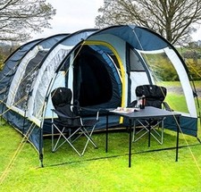 Maypole Leisure Bewdley 4 Person Family Tunnel Tent (Poled) MP9562