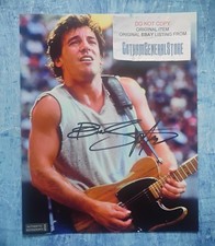 Bruce Springsteen Hand Signed