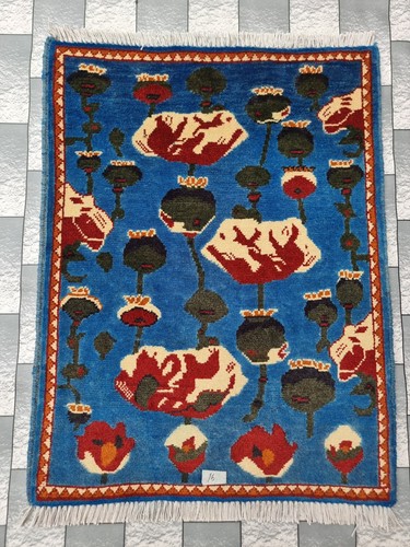 Opium rug afghan hand made - opium,