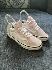 Vans Pumps Old Skool Kids Uk size 2 Girls Pink - Damaged laces will replace 