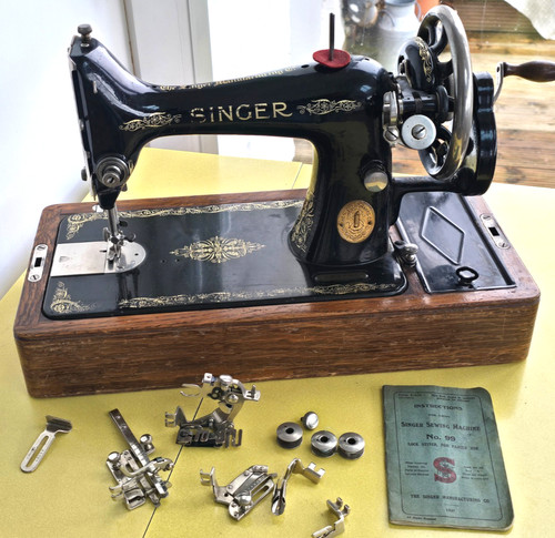 Antique singer sewing machine - singer,