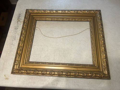 Victorian wood gold painted - wood,