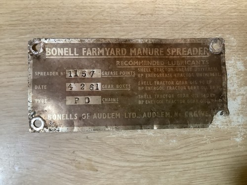 Vintage bonell farmyard manure - vintage,