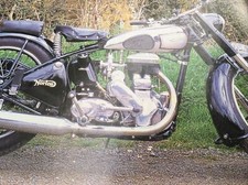 NORTON BIG FOUR 4 MOTORCYCLE ARTICLE.