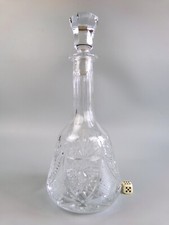 Cut pressed glass Decanter