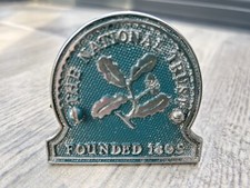 Vintage 1950's-1960's The National Trust Founded 1895 Car Grill Badge Emblem