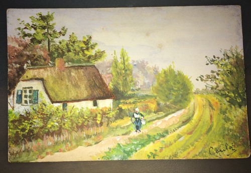 Two signed postcard - two,