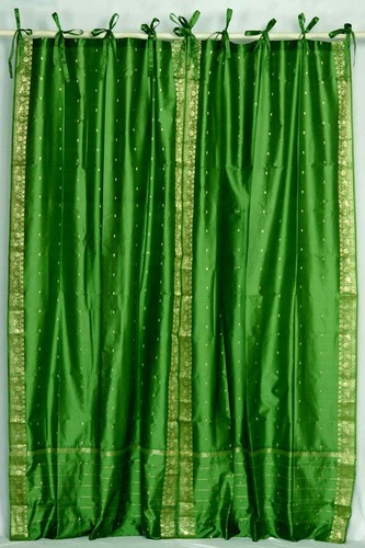 Forest green tie top sheer - forest,
