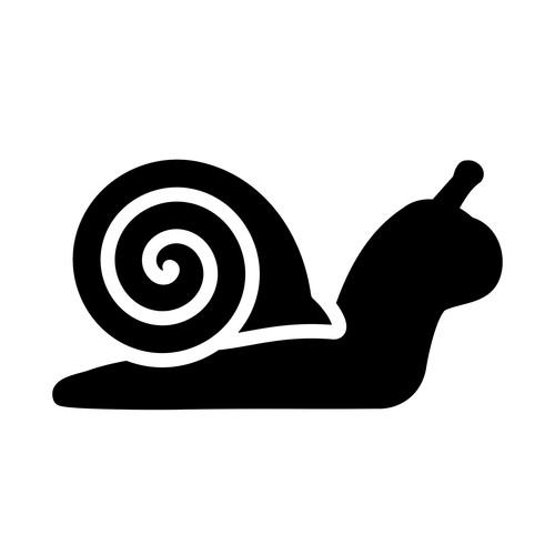 Snail animal vinyl decal - snail,