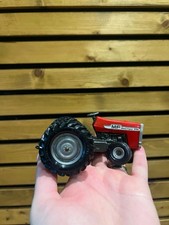 Britains Vintage Massey Ferguson 595 MF Red Farm Toy Diecast Tractor 1980s
