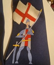 Vintage Tie English Knight in