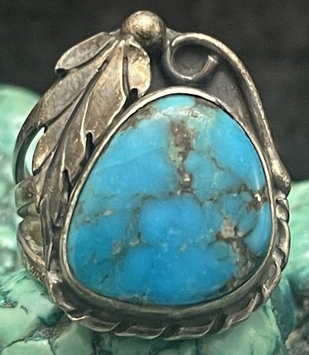 Navajo sterling silver bisbee - navajo,