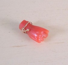 Victoria Figa Fist Charm Gold Snake Bangle Decoration