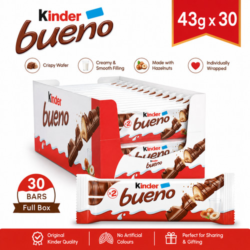 Kinder bueno white chocolate - white,