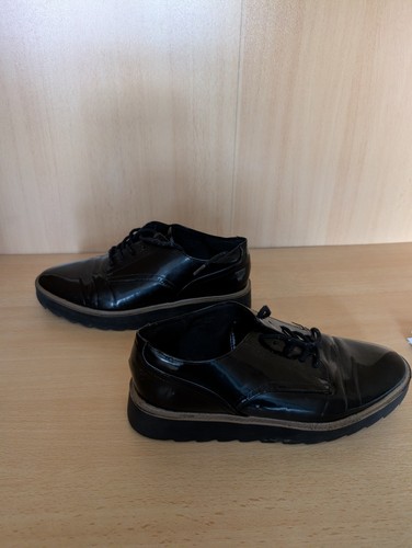 Mens black patent - black, 7