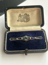 Platinum And Aquamarine Bar