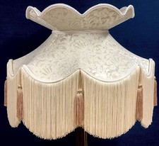 Fryetts Cora Dove Fabric Lamp shades Ideal To Match Curtains & Drapes & Cushions