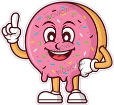 Catering trailer sticker Donut