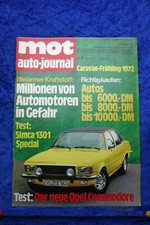 MOT 6/72 Opel Commodore Simca