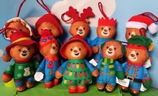 McDONALD'S PADDINGTON BEAR CHRISTMAS FULL SET OF 10 SOFT TOYS 2023 HAPPY MEAL
