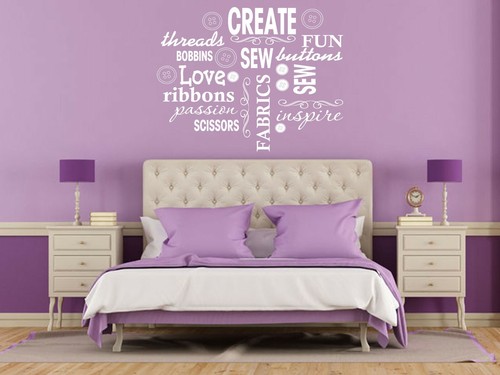 Creative sewing word - word, cloud