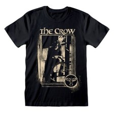Official The Crow T-Shirt Window Scene Design Cult Gothic Movie Fan Apparel