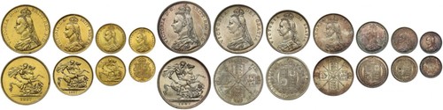 Victoria 1887 coin - 11-coin, currency