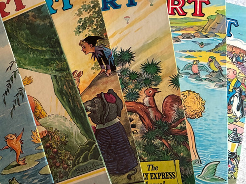 Rupert bear annuals 1960 - bear, 1960's