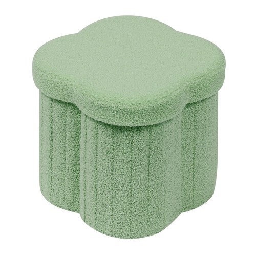 Storage ottoman cube flowers - ottoman,