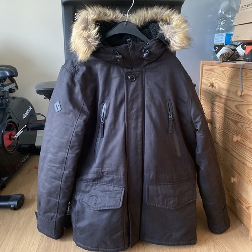 Next men black parka coat - next,