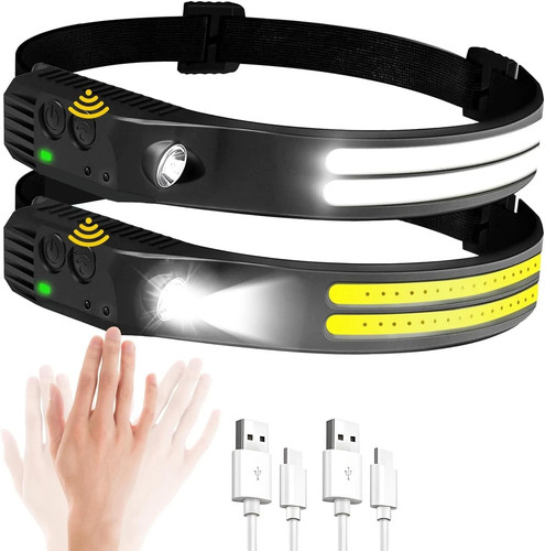 2pcs cob led headlamp - headlamp, work