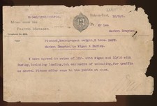 Original Railway Paperwork
