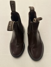 Rhinegold Childs Young Rider COMFEY CLASSIC LEATHER JODHPUR BOOT. Brown.