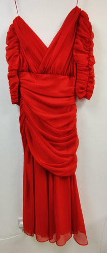 Frank usher red - usher, ruched