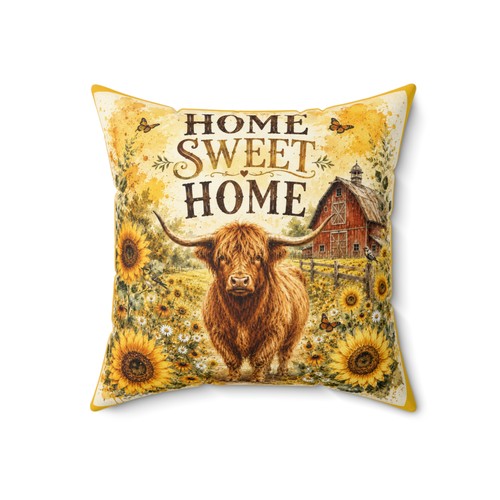 Home sweet highland cow - home,