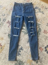 Topshop joni skinny blue - skinny, high