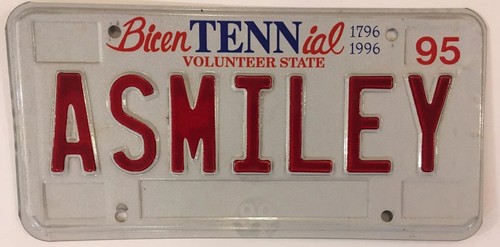 Vanity smiley face license - ,
