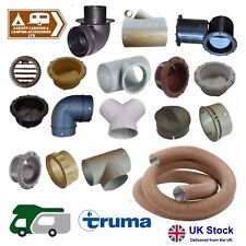 Truma Vent Heater Ducting Outlet Elbow Tee Blanking Plug Back nut Caravan Boat