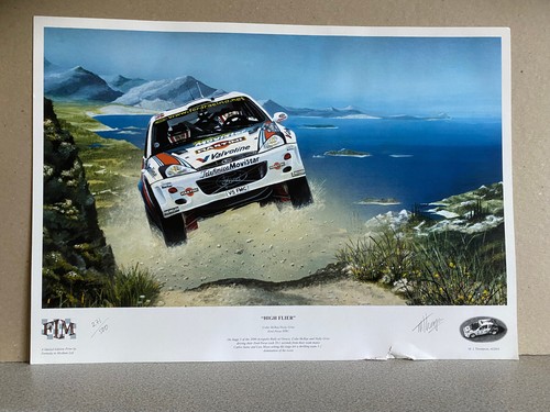 Rally car art print - car,