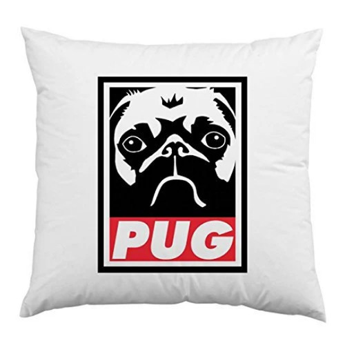 Pug cushion pillow - cushion,