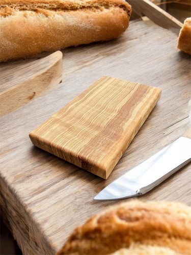 Solid elm chopping - elm, board