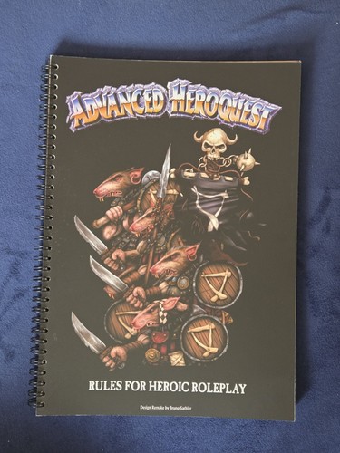 Advanced heroquest rulebook - advanced,