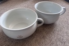 Two White Decorative Chamber