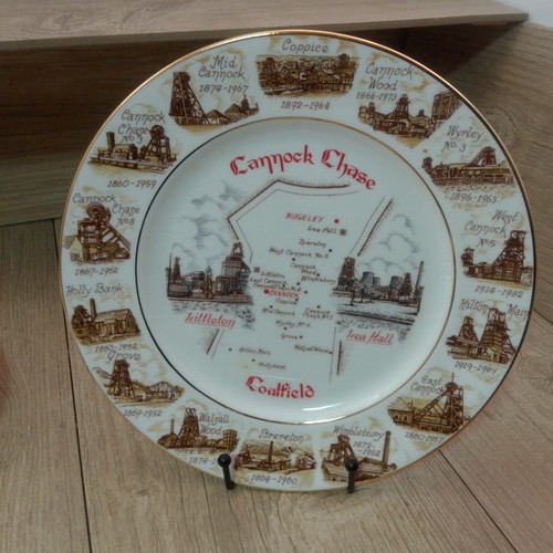 Mining plate cannock chase - plate,