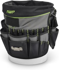 AWP 51-Pocket Bucket Tool Organizer for Easy Tool Access, Fits Most 5-Gallon Bu