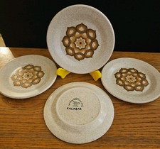 4 x Vintage Royal Worcester Palissy Kalabar Small 16cm Side Plates 70s Retro