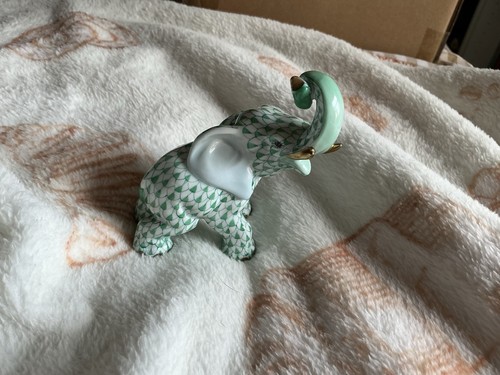 Herend porcelain elephant - herend,