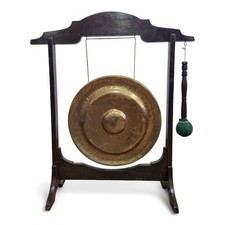 Decorative Brass Gong Stand -