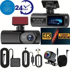 4K Dash Cam Front and Rear